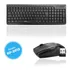 Kit Teclado mouse S Fio Wireless Compatível Windows Xp vista Cor Do Mouse Preto Cor Do Teclado Preto