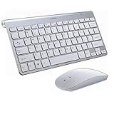 Kit Teclado + Mouse Sem Fio 2.4ghz Compacto Conexão Wireless Teclado Com Switch óptico E Mouse Até 3200 Dpi - Design Ergonômico Perfil Fino E Multimídia – Ideal Para Trabalho Estudo Lumorix Lar