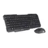 Kit Teclado   Mouse Sem Fio K w10bk C3tech Mouse Preto Teclado Preto