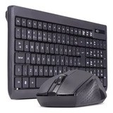 Kit Teclado Mouse Sem Fio Wireless Gamer 2 4ghz Multimídia