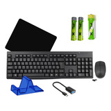 Kit Teclado Mouse Wireless Bluetooth Para Celular Mobilador