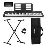 Kit Teclado Musical Casio Ct s200