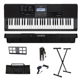 Kit Teclado Musical Casio Ct x800