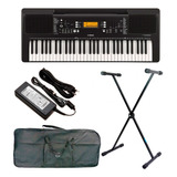 Kit Teclado Musical Yamaha Arranjador Psr