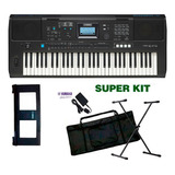 Kit Teclado Musical Yamaha Psr E