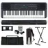 Kit Teclado Musical Yamaha Psr-e273 61 Teclas Promoção 