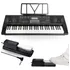 Kit Teclado Profissional Mt5000 + Pedal Sustein Musical Mxt Cor Preto