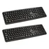 Kit Teclado Usb Basico  C/ 2un Home Ofice, Estudos, Trabalho