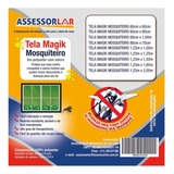 Kit Tela Mosquiteiro Velcro