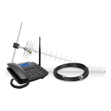 Kit Telefone Celular Fixo 3g Intelbras Cfa 6041