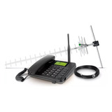Kit Telefone Celular Rural 2g Antena Cabo 10m Intelbras