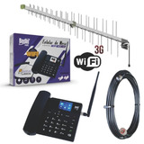 Kit Telefone Celular Rural Com Internet 3g E Roteador Wi fi