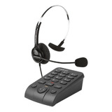 Kit Telefone Headset Fone Com Base Discadora Intelbras Hsb40