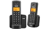 Kit Telefone + Ramal Sem Fio Elgin Com Identificador Tsf8002 Preto, Elgin, Tsf8002, Preto