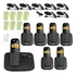 Kit Telefone Sem Fio Com 6 Ramal Loja Escritorio Consultorio