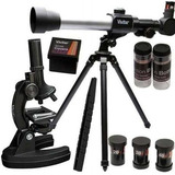 Kit Telescópio Microscópio 120x