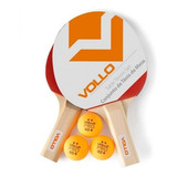 Kit Tênis De Mesa Ping Pong 02 Raquetes E 03 Bolinhas Aa