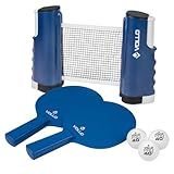 Kit Tênis De Mesa Ping Pong Completo 2 Raquetes 3 Bolas E Rede Retrátil Vollo