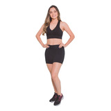 Kit Tênis Feminino Short Legging Top Caminhada Academia