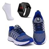 KIT TENIS MASCULINO ACADEMIA RELÓGIO DIGITAL LED MEIA Marinho BR Adulto Numérico 39 