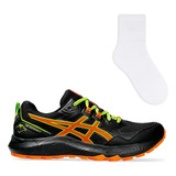 Kit Tênis Masculino Asics Gel sonoma 7 Trilha Corrida Meia