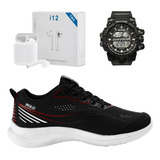 Kit Tenis Masculino Fone