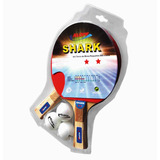Kit Tenis Mesa Ping Pong Shark Oficial Klopf 5055
