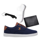 Kit Tenis Sapatenis Masculino Polo Sapato Casual Promoção Wa