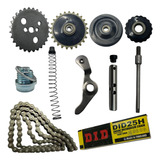 Kit Tensor Completo Corrente Comando Did Biz 100 Pop 100