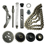 Kit Tensor Corrente Comando Tampa Parafuso Haste Biz Pop 100
