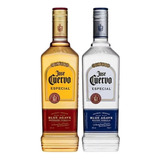 Kit Tequila Jose Cuervo Ouro Prata 750ml