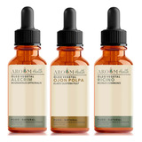 Kit Terapia Capilar Óleos Vegetais De Alecrim Ojon Polpa E Rícino 30 Ml