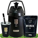 Kit Tereré Black Erva Garrafa 2 5L Cuia Erva Hortelã Ice