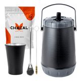 Kit Terere Bomba Trad Inox Copo Cuia Garrafa Térmica Erva