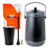 Kit Terere Bomba Tradicional Copo Cuia Garrafa Térmica Erva