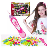 Kit Terere Cabelo Infantil Miçangas Penteado Strass Trança
