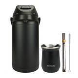 Kit Terere Chacal Garrafa Preta 4 0l E Cuiatérmica Preto