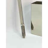 Kit Tereré Copo Cuia Quadrado 250ml Bomba Quadrada Inox