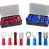 Kit Terminais Elétricos Anel Garfo Faston Luva 0,5 A 2,5mm