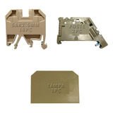 Kit Terminal Borne Sak 10x 2 5mm 2x Poste 1x Tampa Bege
