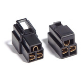 Kit Terminal Conector 3 Vias Technoise Com Trava 10 Jogos