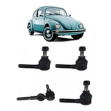 Kit Terminal Direção Fusca Fuscão Nakata N130 N129 N128 N127