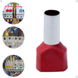 Kit Terminal Tubular Duplo Ilhós Elétrico 10mm 100pçs