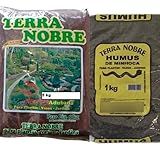 Kit Terra Adubada 5kg Húmus De Minhoca 1kg Plantas Horta Vasos Composto Substrato