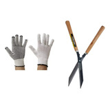 Kit Tesoura De Poda E Cerca viva grama Thompson Luva