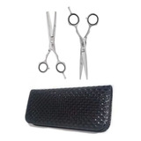 Kit Tesoura Umi Desfiadeira Laser 6 0 Estojo Prof