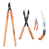 Kit Tesouras Poda Jardinagem Serrote Tramontina 4 Peças