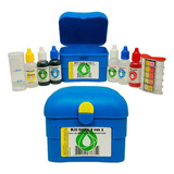 Kit Teste 4 Em 1 Ph Cloro Alcalinidade Total Dureza Total