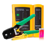 Kit Teste Cabo Rede Alicate Crimpar Rj45 Rj11 Profissional