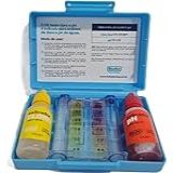 Kit Teste De Cloro E PH Para Piscina Rhofer - Medidor De Qualidade Da Água- Fácil De Usar- Resultados Precisos E Rápidos